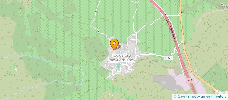 localisation de l'entreprise L'EUPHORIE  ROQUEFORT-DES-CORBIERES