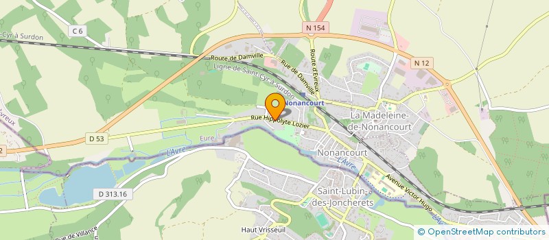 localisation de l'entreprise L'EUPHRATE SOURCE D'INVEST  NONANCOURT