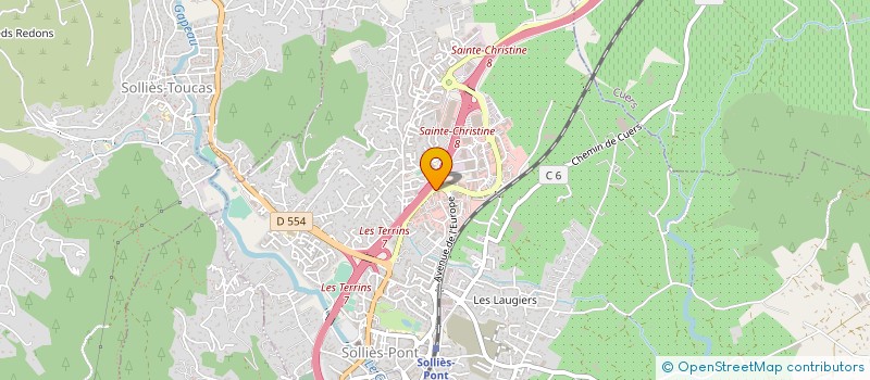 localisation de l'entreprise L'EURASIENNE à SOLLIES-PONT