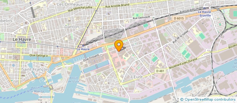 localisation de l'entreprise L'EURE DE LA FETE à LE HAVRE