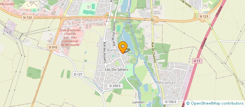 localisation de l'entreprise L'EURE DE LA GUINGUETTE à MORANCEZ