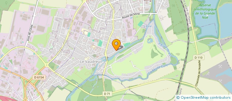 localisation de l'entreprise L'EURE DES ROSES à LE VAUDREUIL