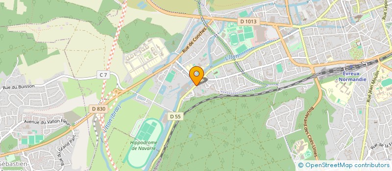 localisation de l'entreprise L'EURE DU DEJEUNER  EVREUX