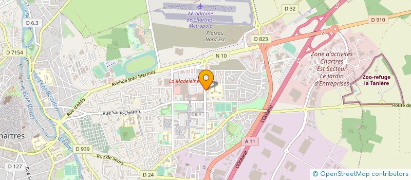localisation de l'entreprise L EURELIENNE DE MEDIAS DE PROXIMITE à CHARTRES