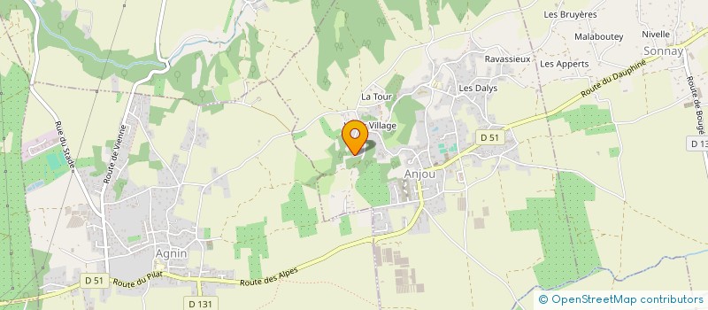 localisation de l'entreprise L'EUREXTHERM  ANJOU