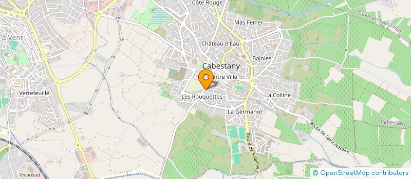 localisation de l'entreprise L'EURO D'ASIE  CABESTANY