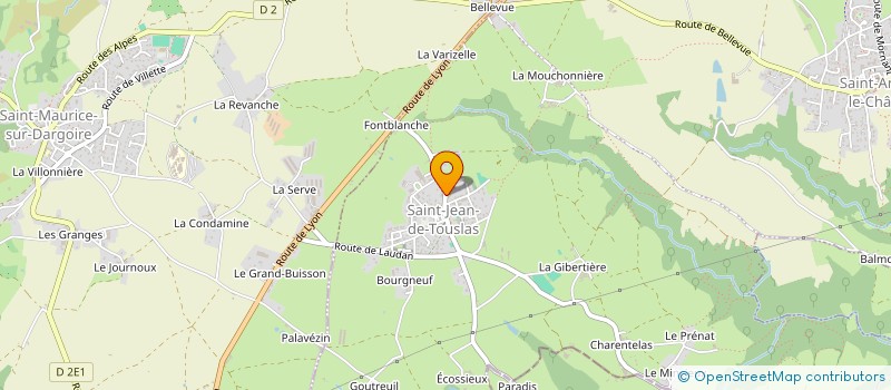 localisation de l'entreprise L'EURO DES ECOLES DE SAINT JEAN DE TOUSLAS  BEAUVALLON