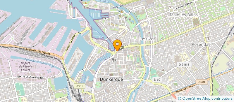 localisation de l'entreprise L EURO FRITE à DUNKERQUE