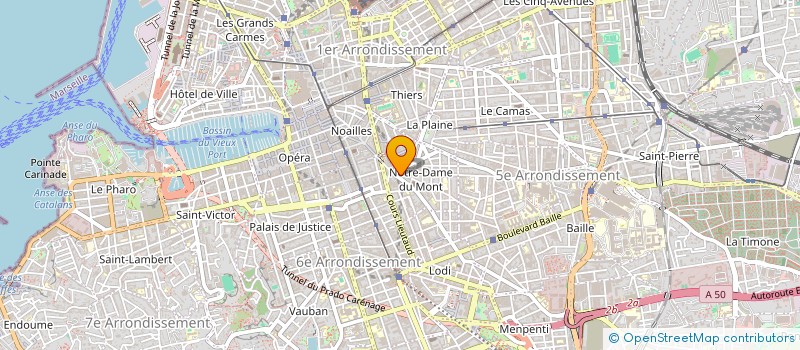 localisation de l'entreprise L'EURO VIANDES à MARSEILLE