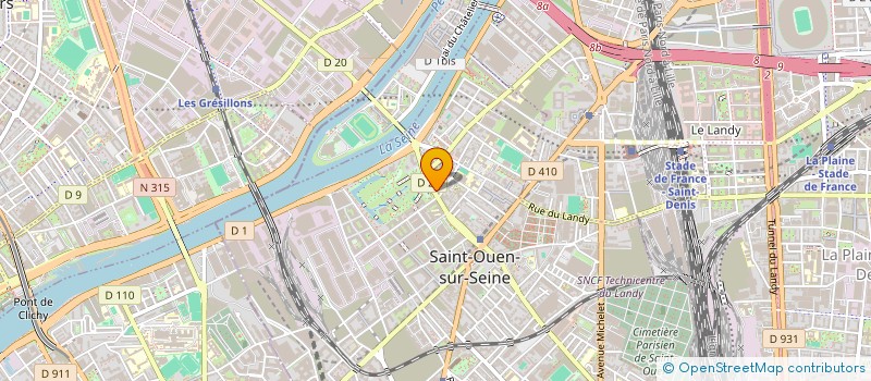 localisation de l'entreprise L'EUROBAT à SAINT-OUEN-SUR-SEINE