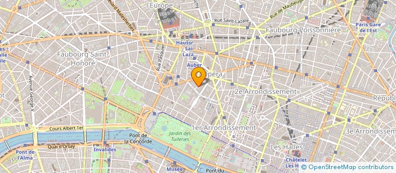 localisation de l'entreprise L EUROMAR à PARIS