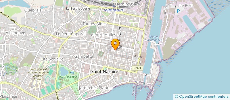 localisation de l'entreprise L EUROPE à SAINT-NAZAIRE