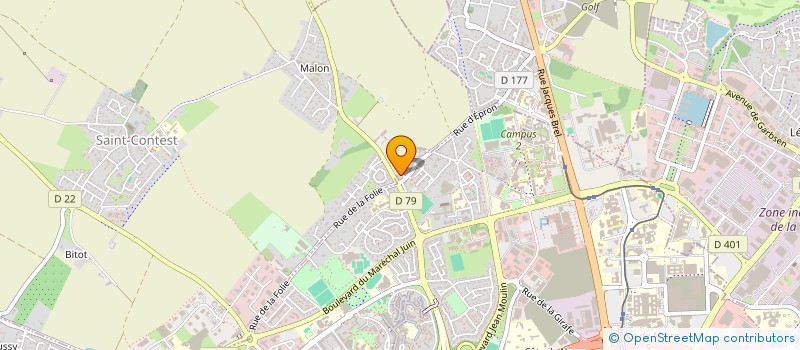localisation de l'entreprise L'EUROPE à CAEN