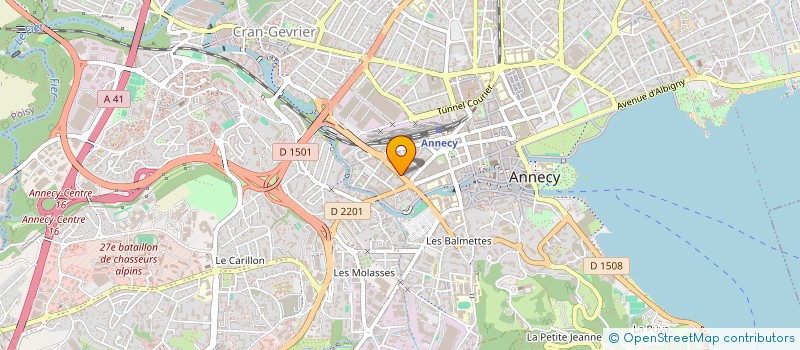 localisation de l'entreprise L'EUROPEENNE D'INVESTISSEMENT IMMOBILIER à ANNECY