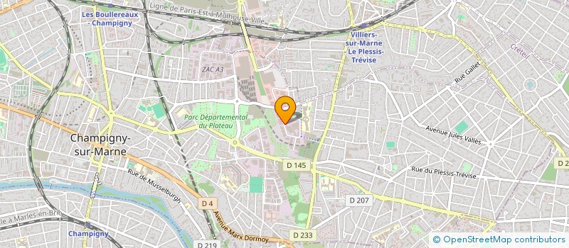 localisation de l'entreprise L'EUROPEENNE DE COURTAGE MEDICALE à CHAMPIGNY-SUR-MARNE