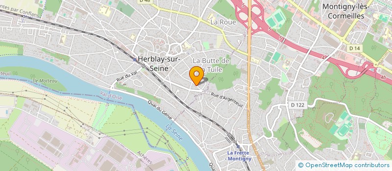 localisation de l'entreprise L EUROPEENNE DE GENIE CLIMATIQUE à HERBLAY-SUR-SEINE
