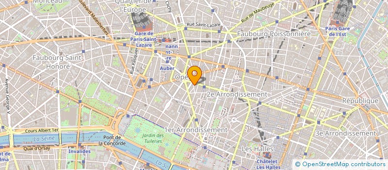 localisation de l'entreprise L'EUROPEENNE DE PAPETERIE & D'IMPRIMERIE à PARIS