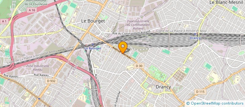localisation de l'entreprise L EUROPEENNE DE REVETEMENTS à DRANCY