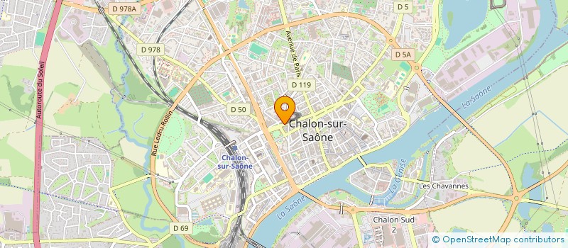 localisation de l'entreprise L'EUROPEENNE DE TRANSACTIONS à CHALON-SUR-SAONE