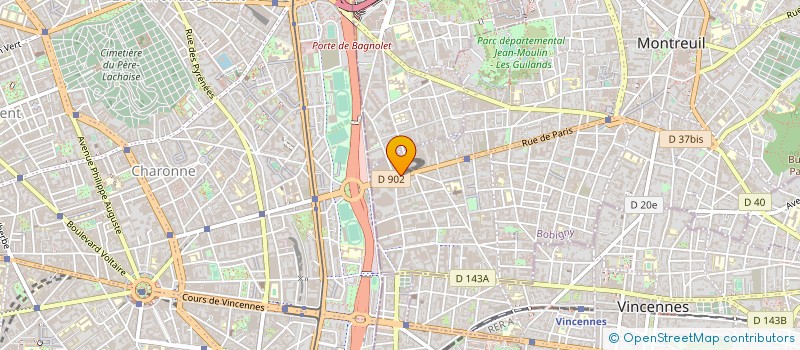 localisation de l'entreprise L'EUROPEENNE DES SERVICES DU BATIMENT à MONTREUIL
