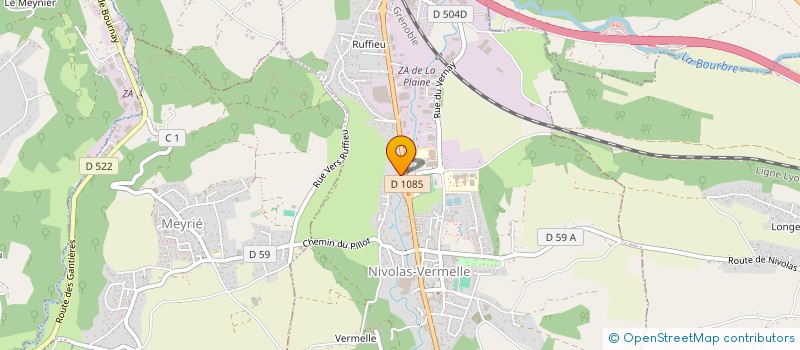 localisation de l'entreprise L EUROPEENNE DU NOYER à NIVOLAS-VERMELLE
