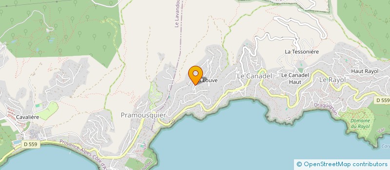 localisation de l'entreprise L'EUROPEENNE IMMOBILIER à RAYOL-CANADEL-SUR-MER