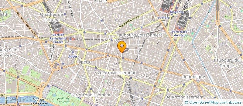localisation de l'entreprise L'EUROPEENNE RYTHME MACHINE à PARIS