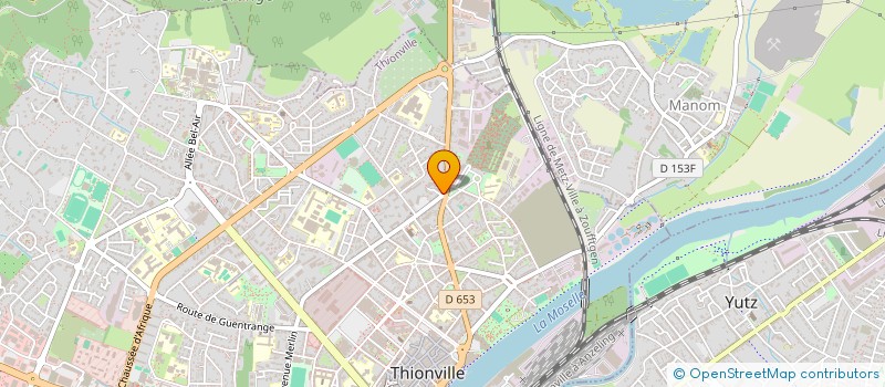 localisation de l'entreprise L'EUROPIZZA THIONVILLE à THIONVILLE
