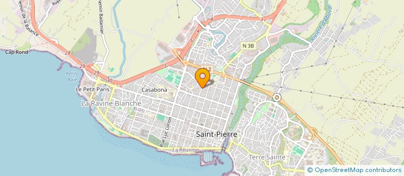 localisation de l'entreprise L'EVADE à SAINT-PIERRE