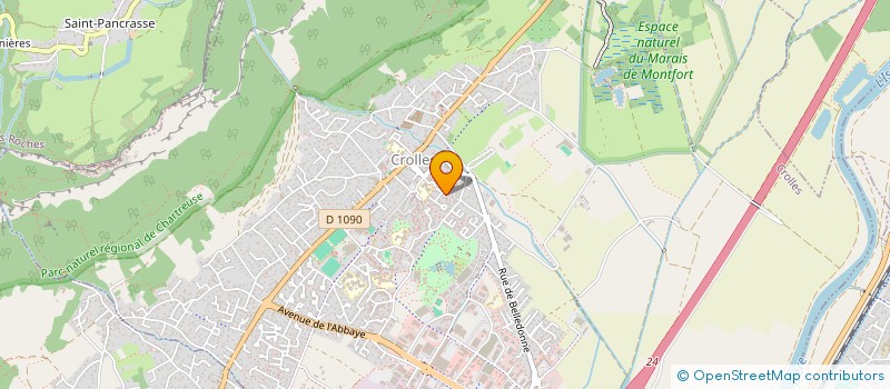 localisation de l'entreprise L'EVANGILE SANS FRONTIERE  CROLLES