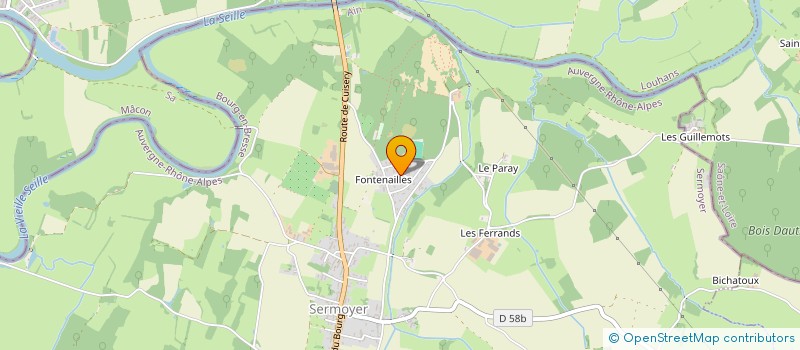 localisation de l'entreprise L'EVASION 13460  SERMOYER