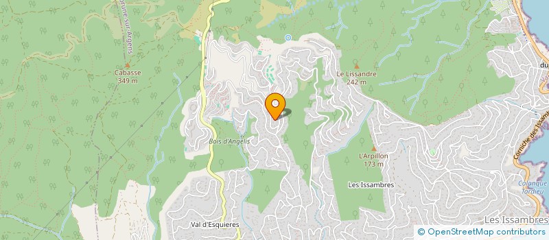 localisation de l'entreprise L'EVASION à ROQUEBRUNE-SUR-ARGENS