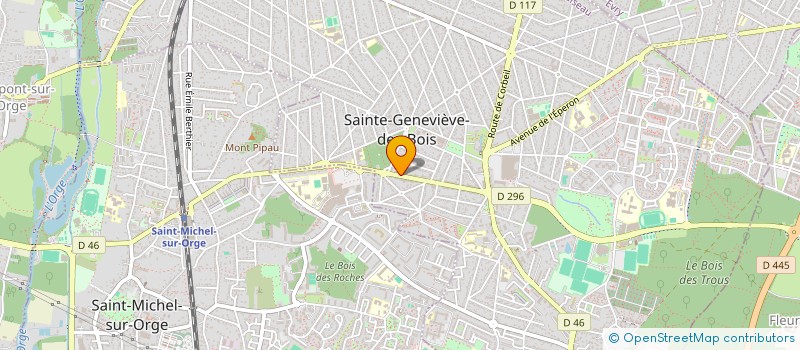 localisation de l'entreprise L'EVASION à SAINTE-GENEVIEVE-DES-BOIS