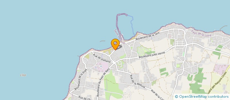 localisation de l'entreprise L'EVASION à LA PLAINE-SUR-MER