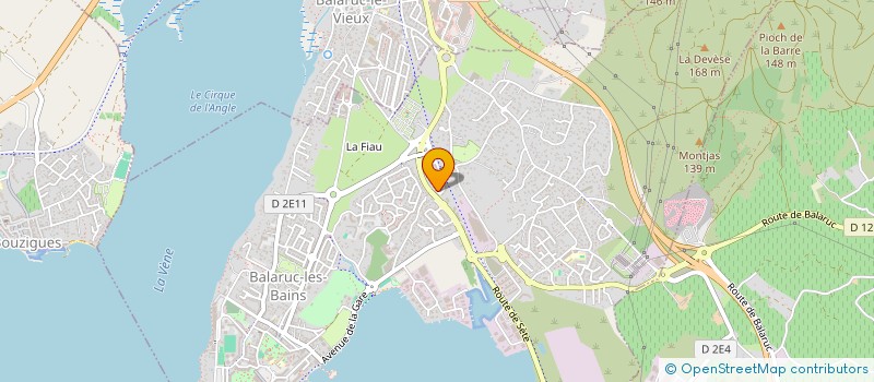 localisation de l'entreprise L'EVASION DE THAU  BALARUC-LES-BAINS