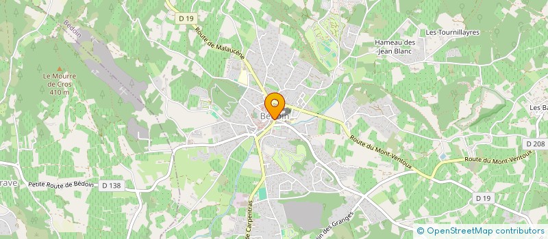 localisation de l'entreprise L'EVASION DU VENTOUX à BEDOIN