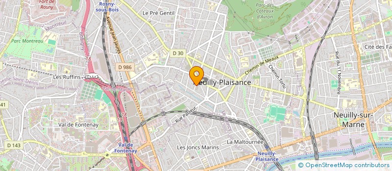 localisation de l'entreprise L'EVASION IBERIQUE  NEUILLY-PLAISANCE