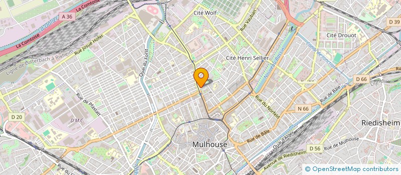 localisation de l'entreprise L'EVASION SOLEIL à MULHOUSE