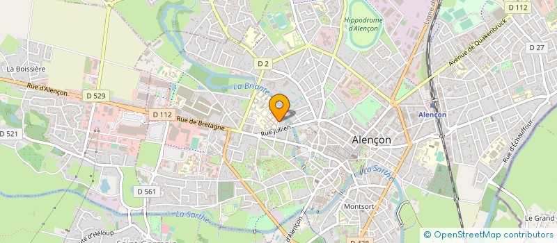localisation de l'entreprise L'EVEIL à ALENCON