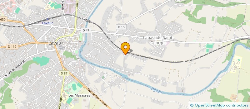 localisation de l'entreprise L'EVEIL  LABASTIDE-SAINT-GEORGES