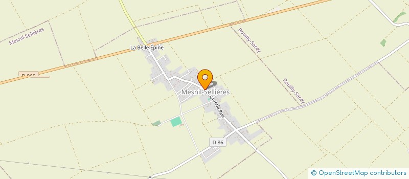 localisation de l'entreprise L'EVEIL  MESNIL-SELLIERES