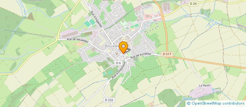 localisation de l'entreprise L'EVEIL  BOUXWILLER