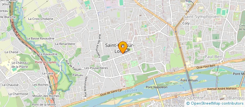 localisation de l'entreprise L'EVEIL AU CHANT  SAINT-CYR-SUR-LOIRE