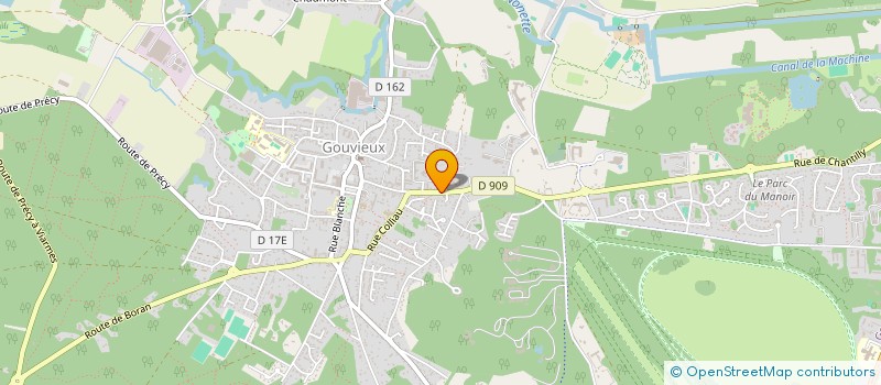 localisation de l'entreprise L'EVEIL DE LA FORET à GOUVIEUX