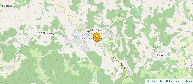 localisation de l'entreprise L'EVEIL DEFOULE à SAINT-MARTIAL-DE-NABIRAT
