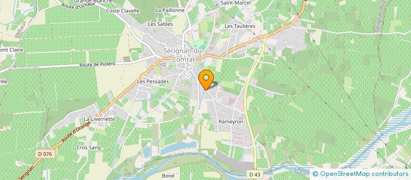 localisation de l'entreprise L'EVEIL DES ARTS  SERIGNAN-DU-COMTAT