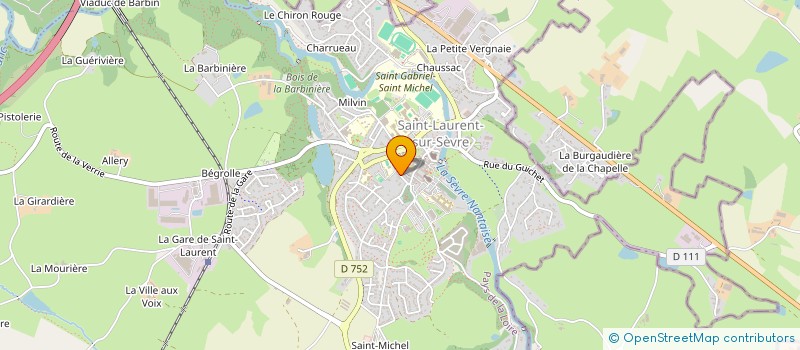 localisation de l'entreprise L'EVEIL DES FARFADETS à SAINT-LAURENT-SUR-SEVRE