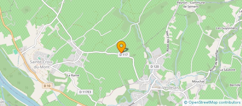 localisation de l'entreprise L'EVEIL DES HAMEAUX  GABARNAC