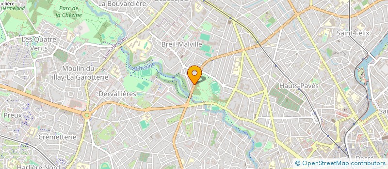 localisation de l'entreprise L'EVEIL DES PIERRES  NANTES