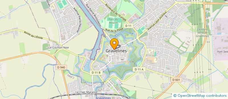 localisation de l'entreprise L'EVEIL DES SENS ET DE L'AME à GRAVELINES